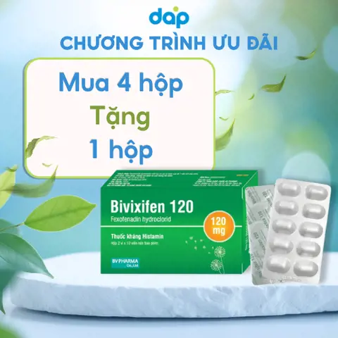 BIVIXIFEN 120 (T/64 HỘP/100viên)