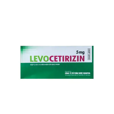 Levocetirizin 5mg (Hộp 5 vỉ x 10 viên)