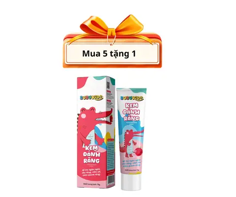 Kem đánh răng BUBUKIDS 75g (Hương Dâu)
