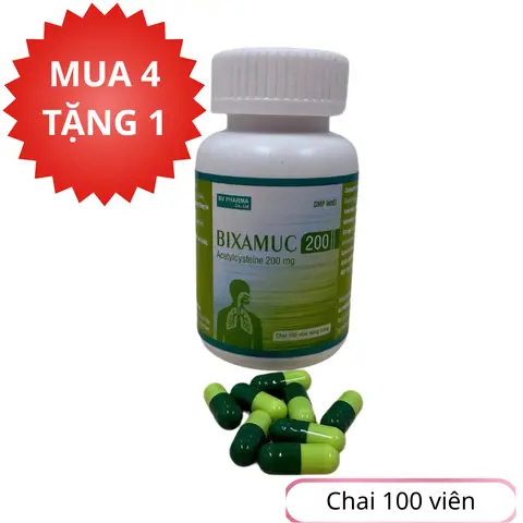 BIXAMUC 200 ( Chai/100viên)