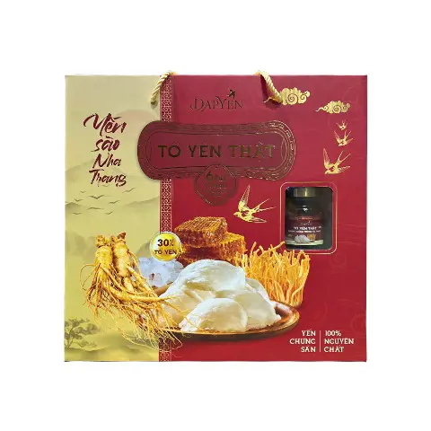 TỔ YẾN THẬT CHƯNG ĐÔNG TRÙNG HẠ THẢO - HỘP QUÀ ĐỎ