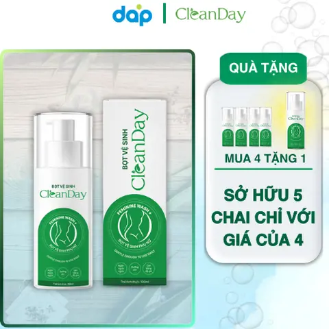 DUNG DỊCH VỆ SINH DẠNG BỌT CLEANDAY