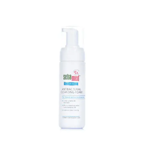 SRM (150ml) tạo bọt kháng khuẩn, trị mụn Sebamed pH5.5