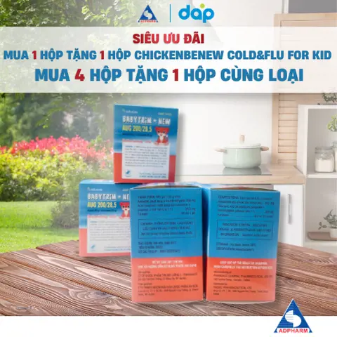 Babytrim-New AUG 200/28,5 (Hộp 28 gói)