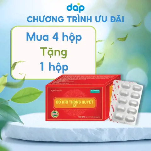 BỔ KHÍ THÔNG HUYẾT-BV (T/96 HỘP/60viên)