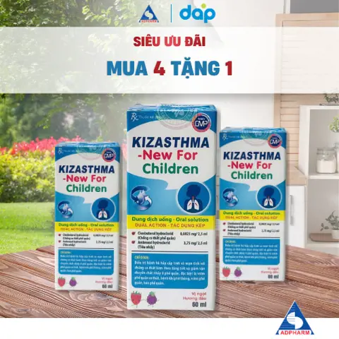 Kizasthma-New For children (Chai 60ml)